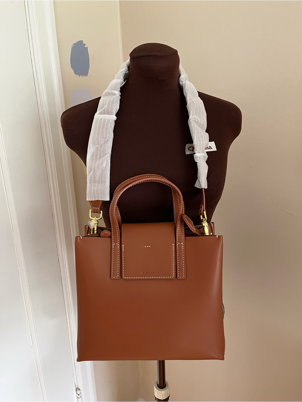 Aallyn Stella Leather Medium Satchel